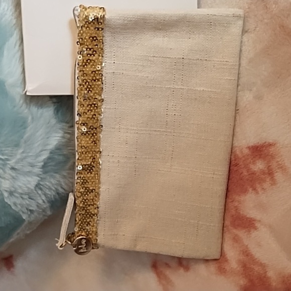 Jadore by Dior 🎀 Linen & Sequin Cosmetic Case - Picture 4 of 9